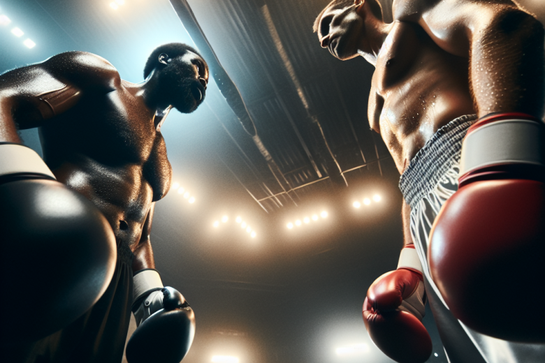 Майк Тайсон и Джейк Пол на ринге перед реваншем под прожекторами